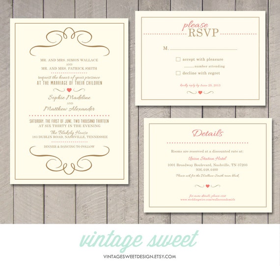 Information To Include On Wedding Invitation 1