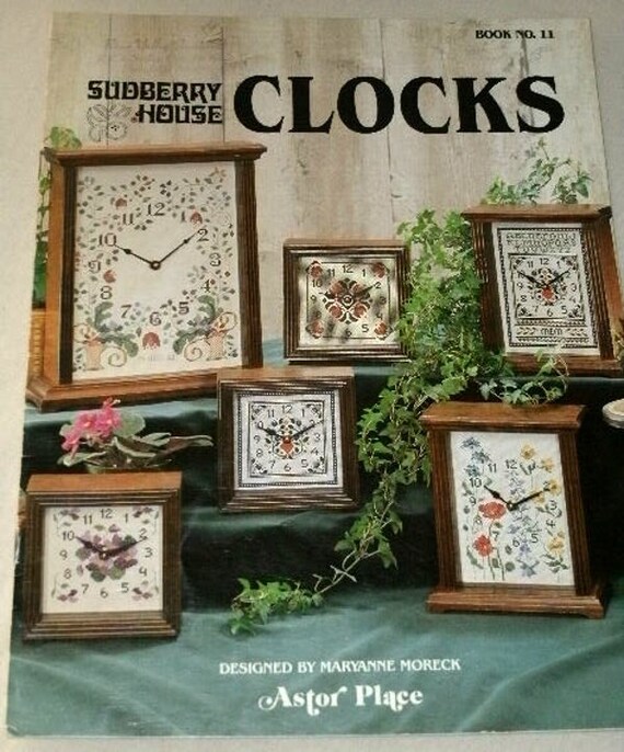 Sudberry House Clock Face Cross Stitch Embroidery Patterns