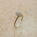 Reconstructed Antique Ring - White Gold and Diamond Ring