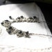 RESERVED for MC Vintage Victorian Style Necklace Black Stone and Beaded Necklace