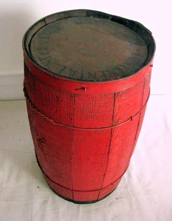 Antique Nail Keg with Continental Steel Corp. Kokomo