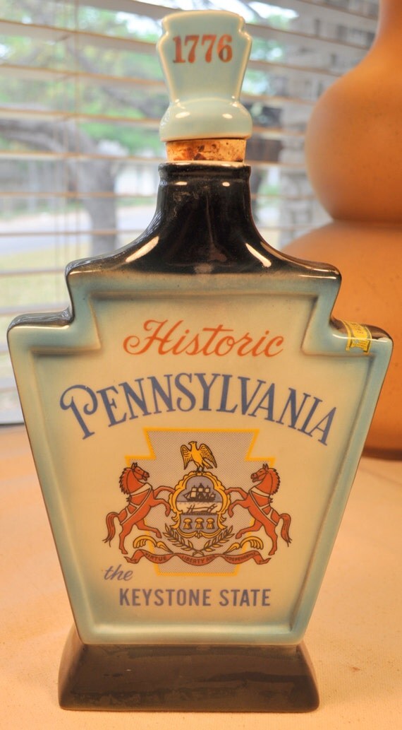 1968 Jim Beam Collectible Pennsylvania Decanter