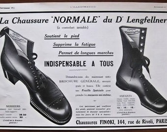 Belle Jardiniere 1912 vintage ad original shoes fashion