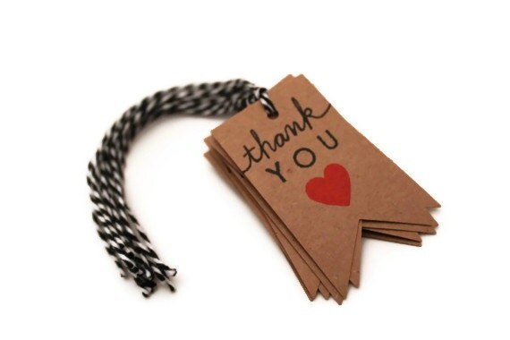 ... Thank You Tags. Wedding Favors. Set of 10 Handmade Gift Tags. on Etsy