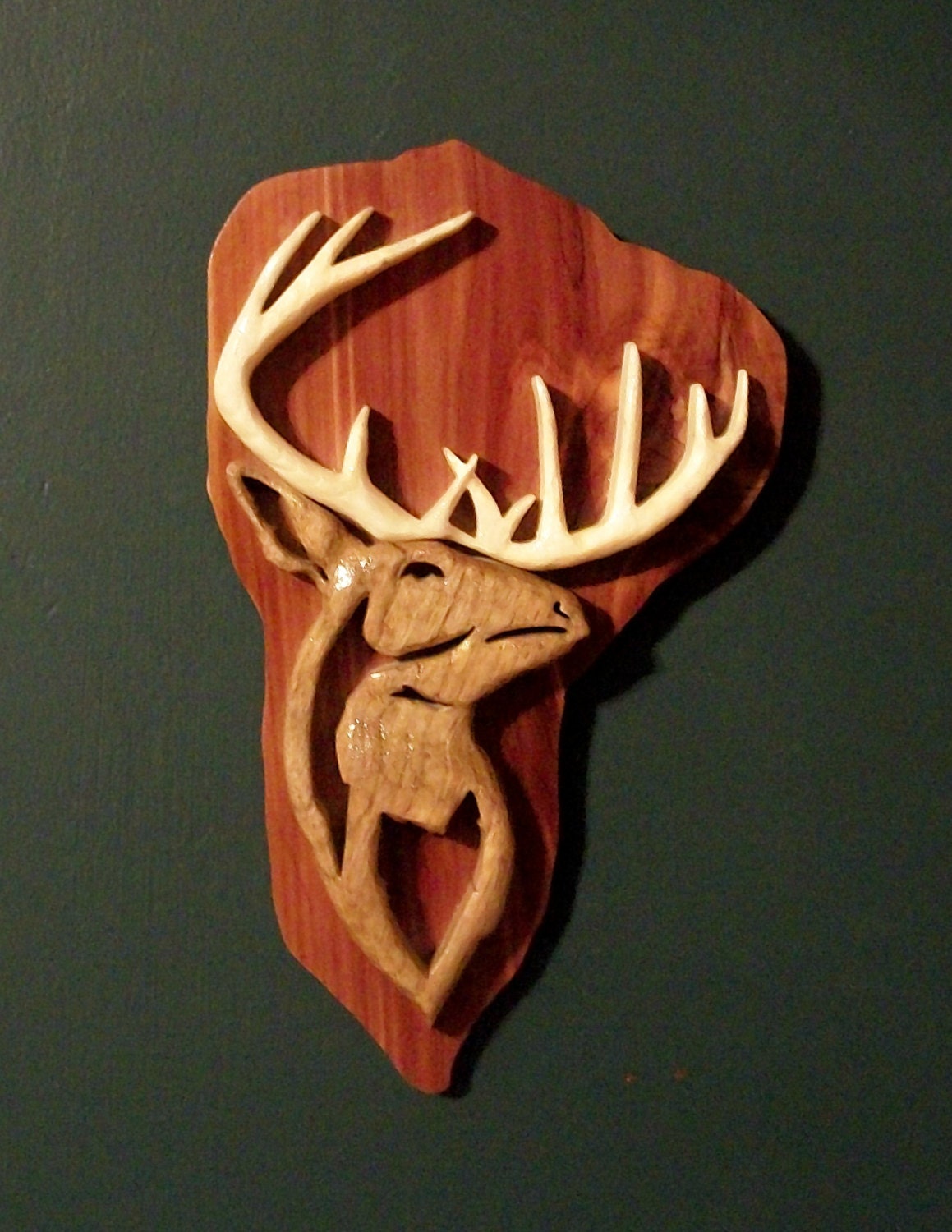 Handmade scroll sawed Deer silhouette