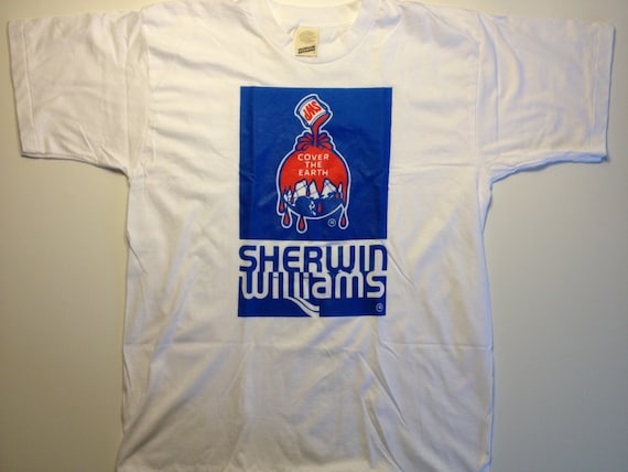 SALE Sherwin Williams T Shirt Screen Stars L XL 80s
