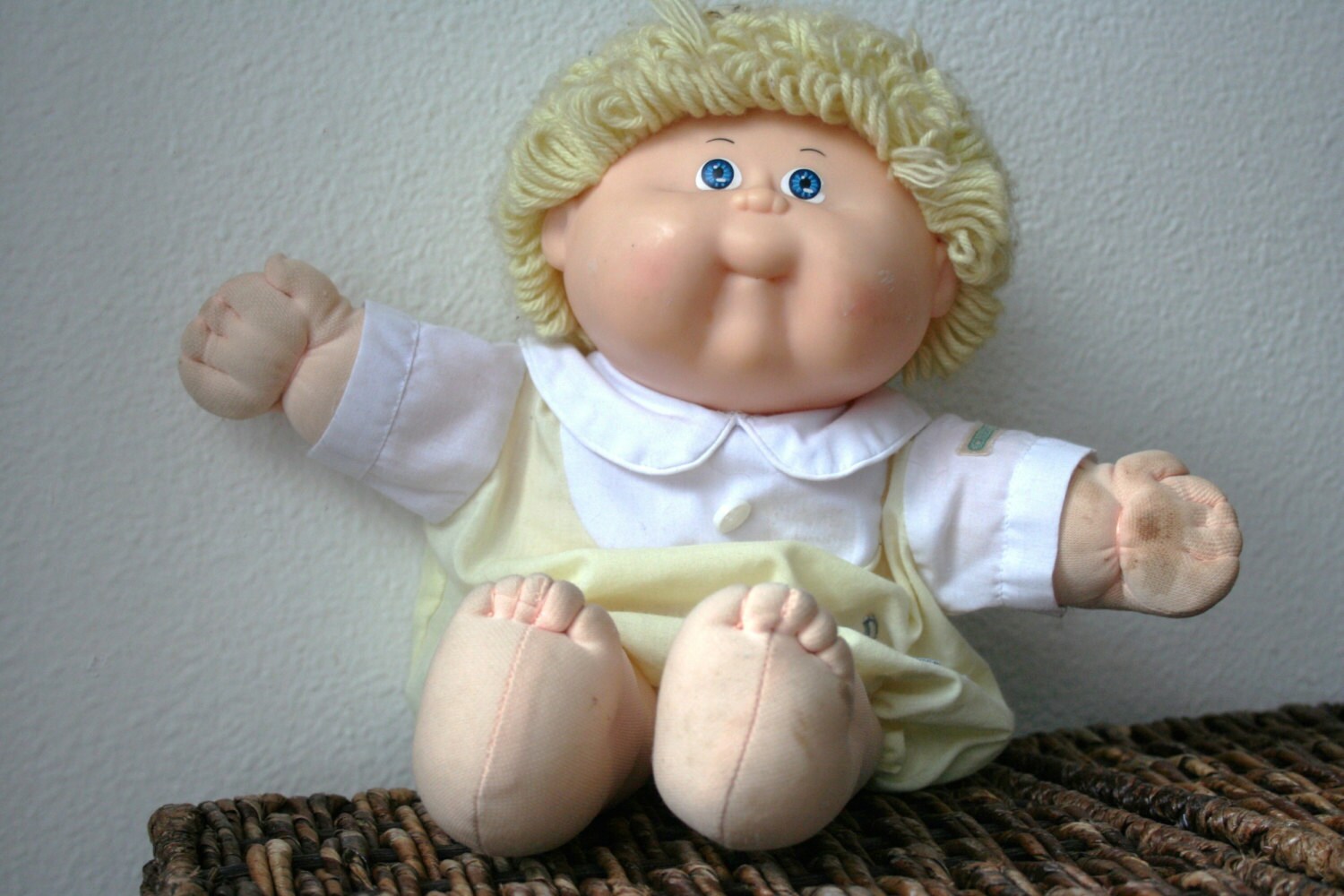 Blonde Cabbage Patch Doll 1980s Vintage Toy Cabbage Patch