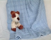 Knitted Baby Blanket, Cot Blanket, Pram Blanket, Cashmere Blanket, Luxury Baby Blanket, Unique Baby Gift, Heirloom Blanket