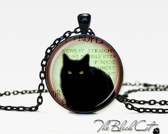 Black cat Pendant Black cat necklace Black cat jewelry