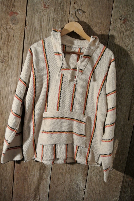 Men's Baja Pullover Hippie Jacket