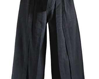 ChomThong Hand Woven Cotton Hakama Style Pants PFS-039-03M