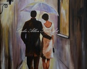 Couple Romance Romantic Giclee Art Print Urban Art Couples Walking Wall Art Print Rainy Street Stroll Umbrella Rainy "A Romantic Stroll" Couple Romance Romantic Giclee Art Print Urban Art Couples Walking Wall Art Print Rainy Street Stroll Umbrella Rainy "A Romantic Stroll"
