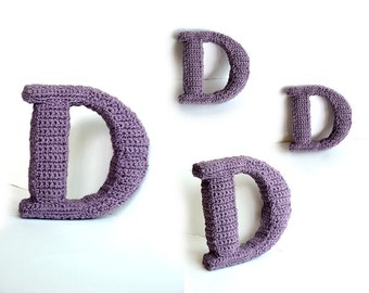 to letters how crochet 3d Complete Letter Pattern Crochet 3D Alphabet Pattern Crochet