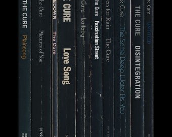 The Cure 'Disintegration' Poster Print - Album As Books Robert Smith Book Print