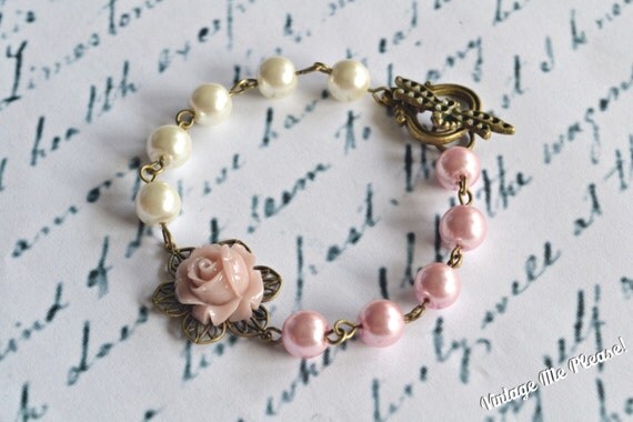 Girl Bracelet, gifts Girl bridesmaid  Gift,  Bracelet Flower Flower girl  Bridesmaids flower