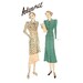 1930s Womens Smock - Advance 1688 Vintage Pattern - 38 Bust - Smock Dress