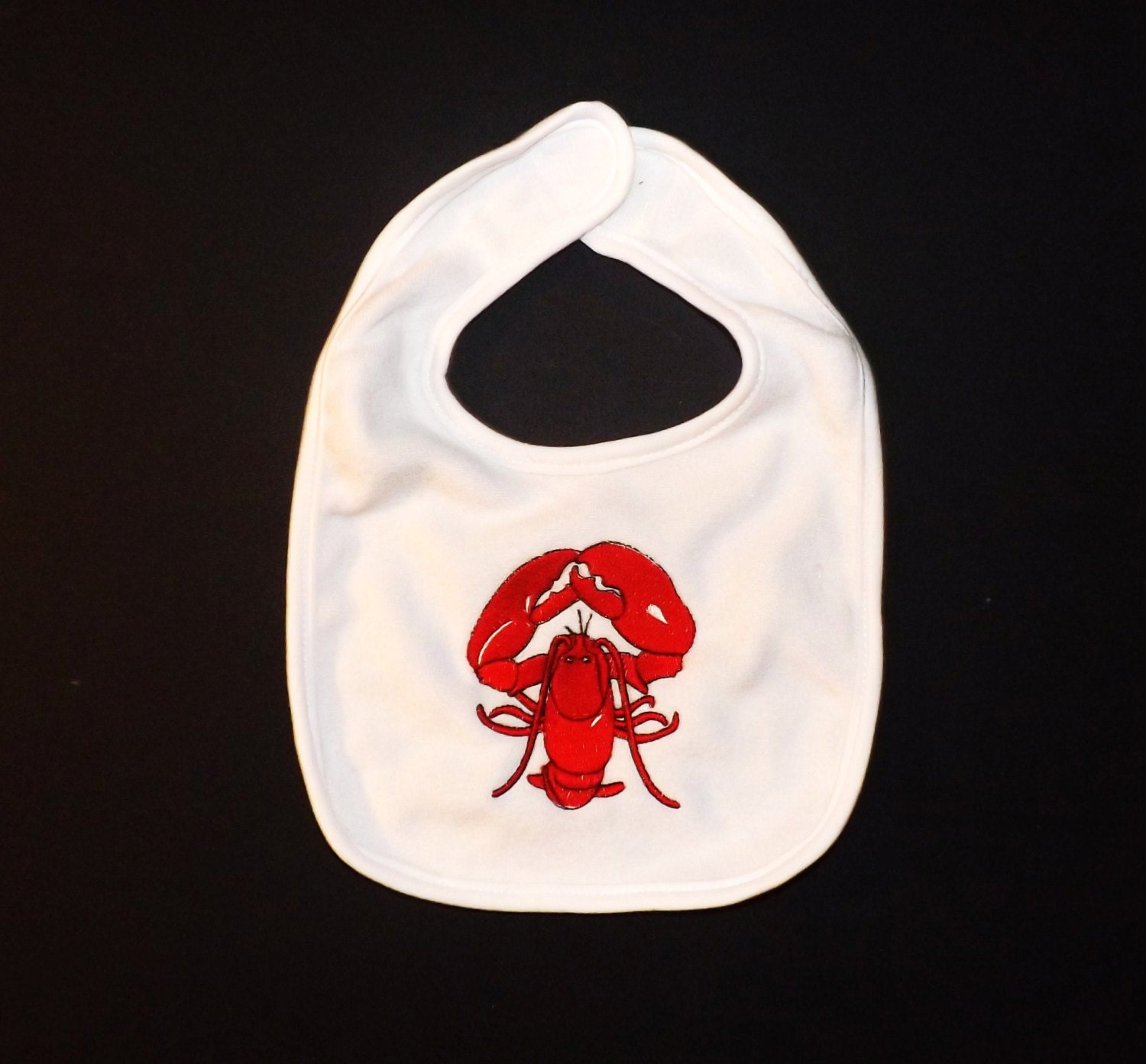 Lobster Bib Comes As Shown by madebyjill on Etsy
