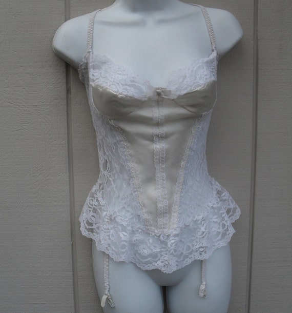 dusty blue satin lace insert body 98