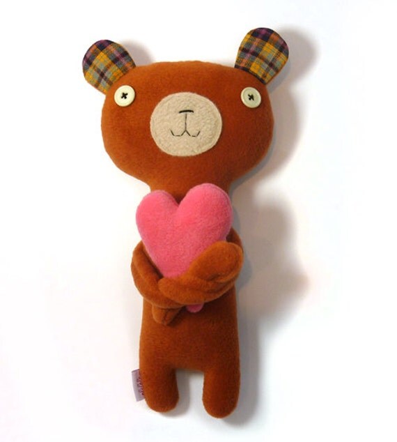 Bear with Heart stuffed plush animal