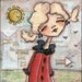 Original Folk Art Inspirational Painting on wood -Forward