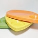 Set of Twelve Vintage Picnic Trays, Retro Snack Set