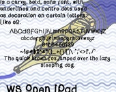 Font, WS Open iPad, hand drawn, wiccked stepmother fonts, ttf font file, by melanie j cook, for wiccked.
