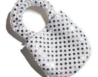 Disco Silver Soft Soled Baby Shoes 18-24 mo
