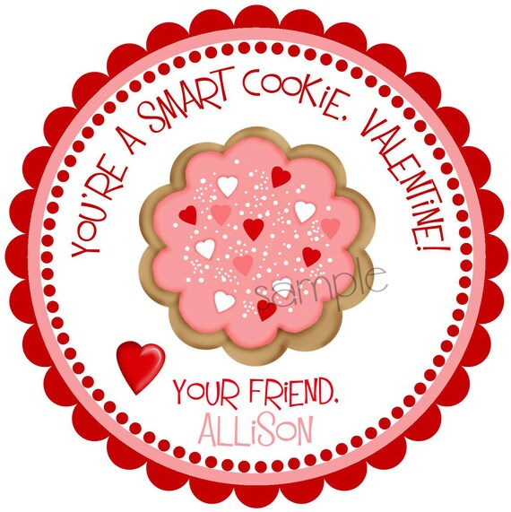 Valentines day Stickersyou're a smart cookie boys