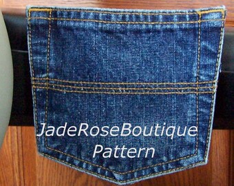 Jean Pocket Pouch Pattern, Wheelchair Pouch,Wheelchair Phone Pocket, Wheelchair Armrest Pouch, Wheelchair Side Pouch, PDF103
