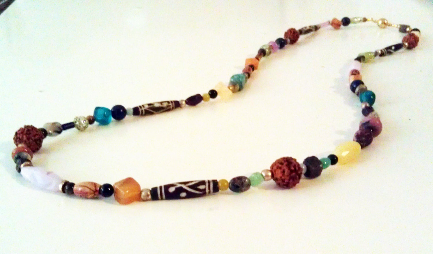 Mixed Media Beaded Necklace