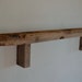 Wood wall shelf barnwood 34 x 3 x 6