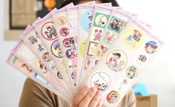shipshapesupply vintage style stickers and labels