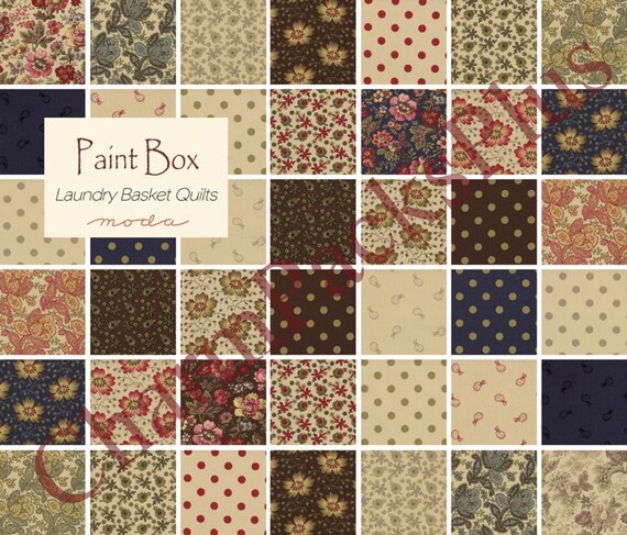 PAINT BOX by Laundry Basket Quilts Moda Fabric by charmpacks