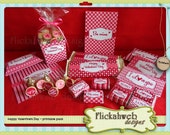 valentine's day printable DIY wrappers valentine instant download by flickahweb Il_170x135