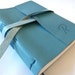 Personalised Leather Journal, Blue