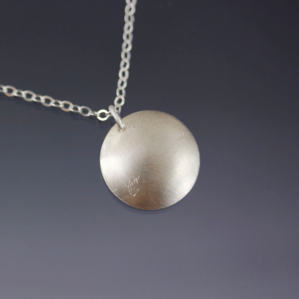 Small Silver Forever and Always Necklace