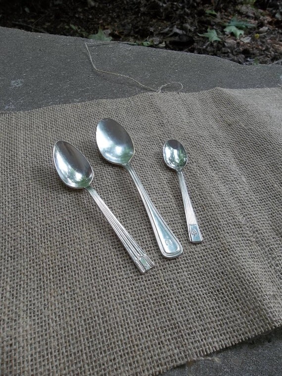 Hotel Silver Vintage Flatware Silver Plate Hilton by misshettie
