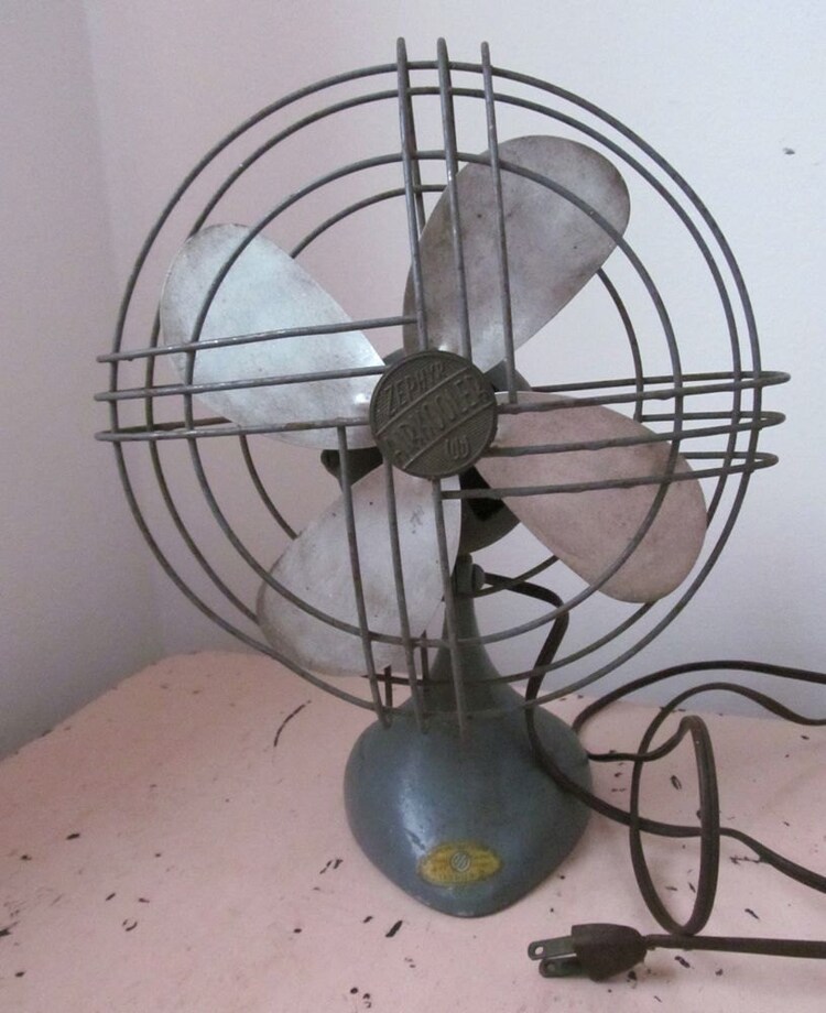 Vintage Zephyr Electric Fan Wright Industries by PerfectPieLady
