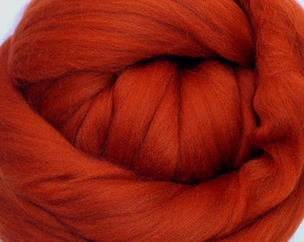 4 oz. Merino Wool Top - Foxy - Ships Free