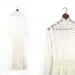 Antique Wedding Dress / Victorian Wedding Gown / Ivory Lace Dress / XS