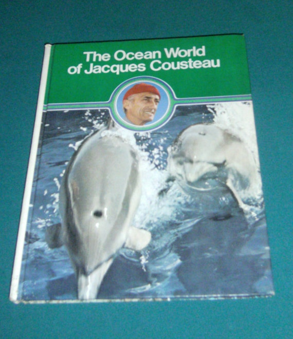Vintage Book The Ocean World Of Jacques Cousteau by