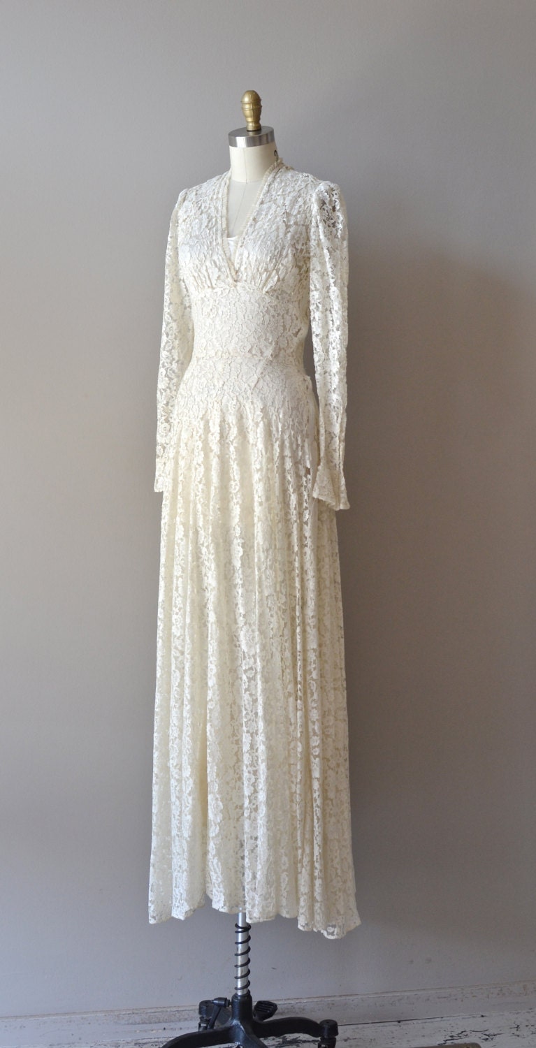 r e s e r v e d...1930s dress / lace 30s dress / wedding