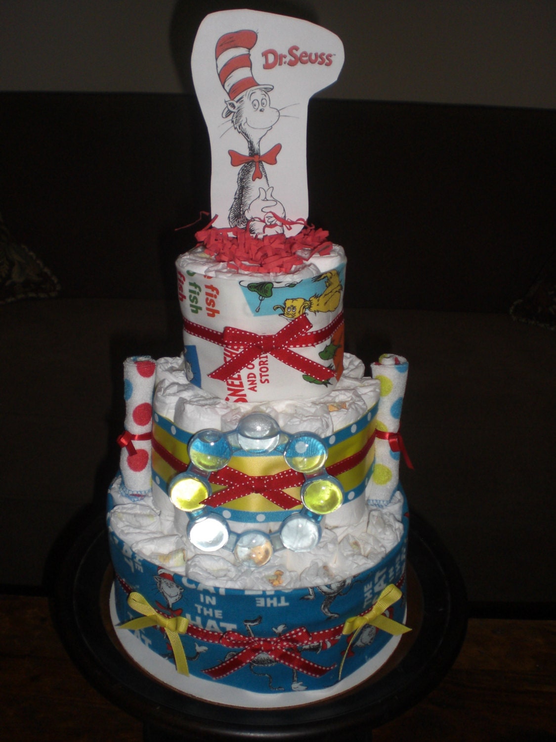 Dr Seuss Diaper Cakes Baby Shower Centerpieces other sizes and