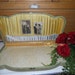 Vanity dresser storage case sage green script card box romantic redo shabby vintage