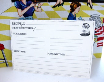 Retro Recipe card-PDF only