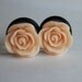 custom for Erica- /16" pale pink rose plugs