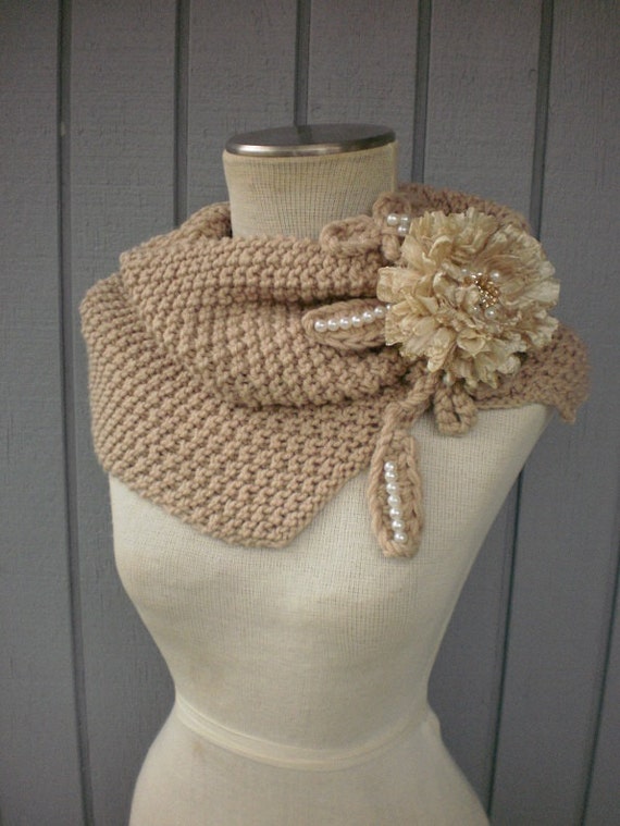 Items similar to Winter scarf, cowl scarf, handmade scarf, women scarf ...
