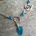 sea beach glass ANKLET 3