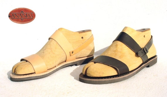 ANANIAS Roman Greek Sandals leather handmade in Greece