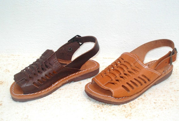 Handmade Roman children leather Sandals from Greece, size 10 (EU 26 ...